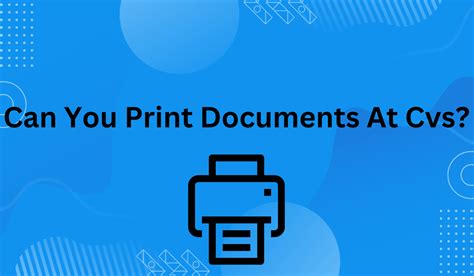 Can You Print Documents at CVS? An Examination of In-Store Printing Services and Their Convenience