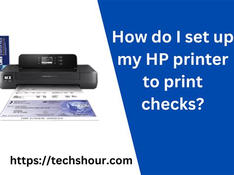 how to print checks on hp printer and why is it important to maintain a checkbook?